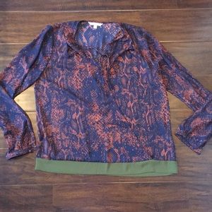 CAbi Snake Print Shirt